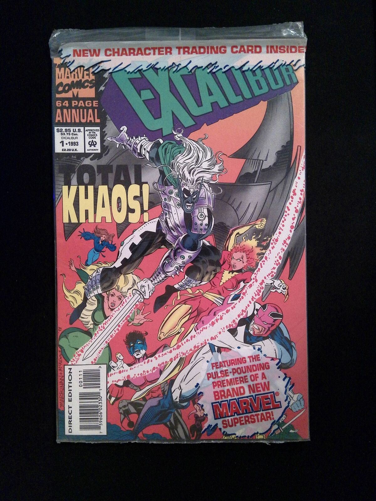 Excalibur Annual #1P MARVEL Comics 1993 VF/NM VARIANT COVER