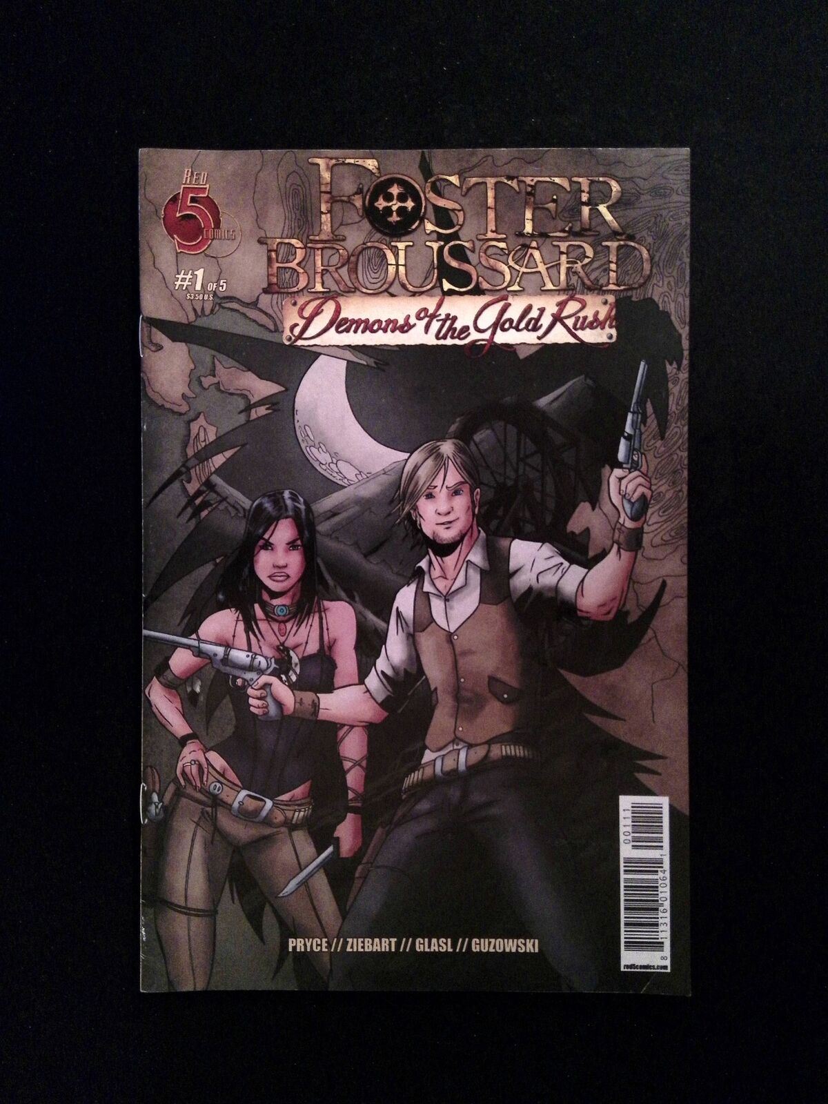 Foster Broussard #1 RED 5 Comics 2011 VF/NM