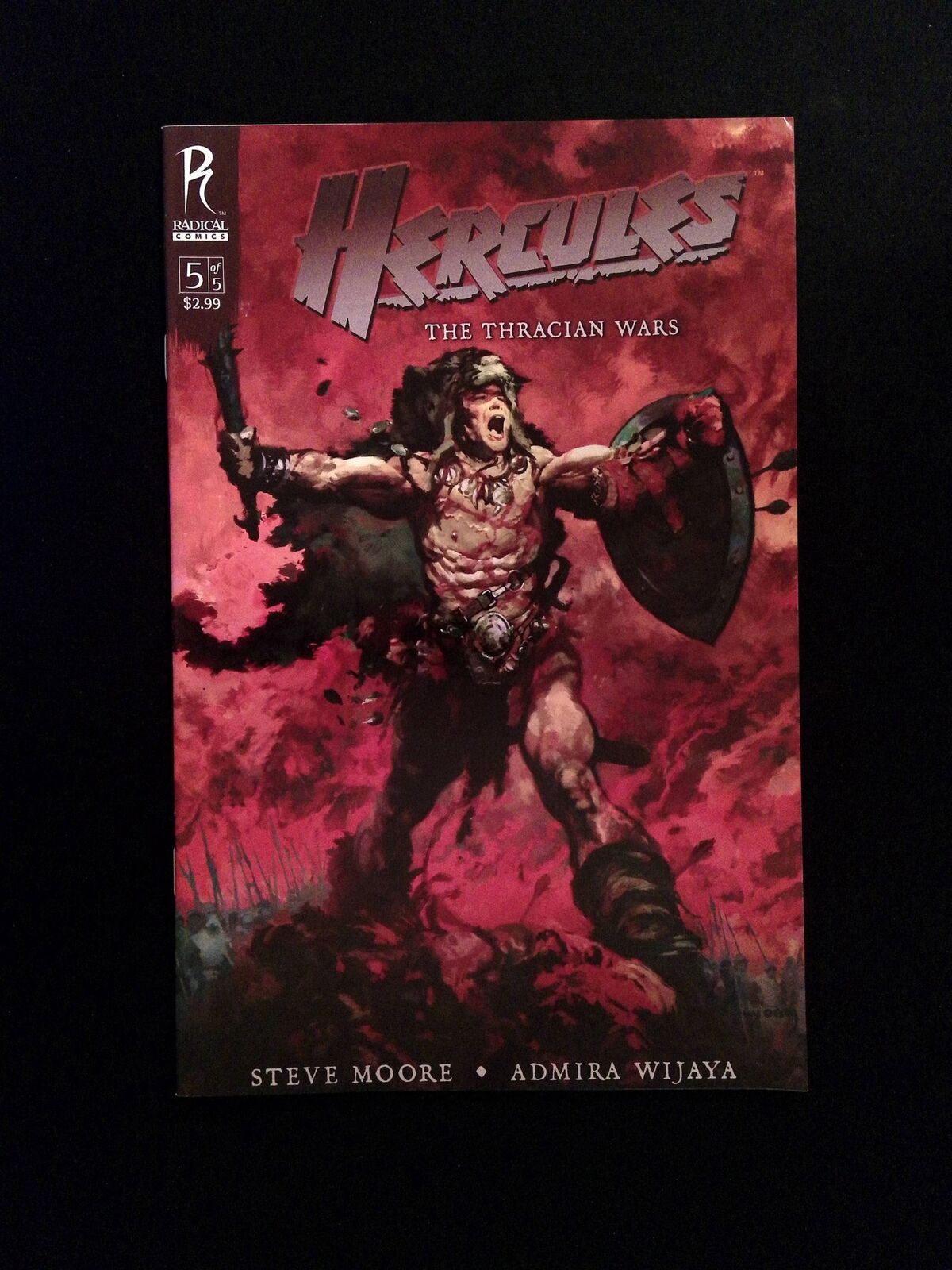 Hercules The Thracian Wars #5B RADICAL Comics 2008 NM- SUYDAM VARIANT