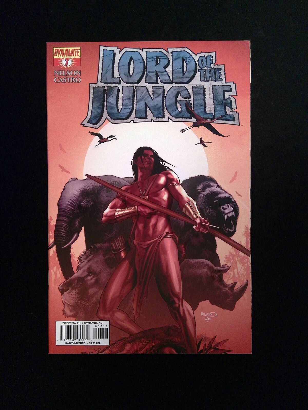 Lord Of The Jungle #7B Dynamite Comics 2012 NM- Renaud Variant