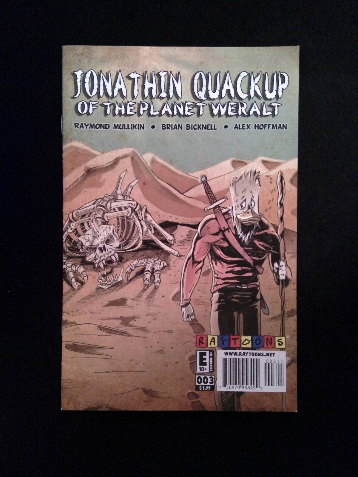 Jonathin Quackup of the Planet Weralt #3 Raytoons Comics 2017 VF+