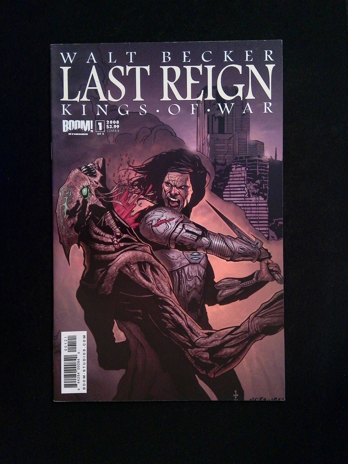 Last Reign Kings of War #1B BOOM STUDIOS Comics 2008 VF+