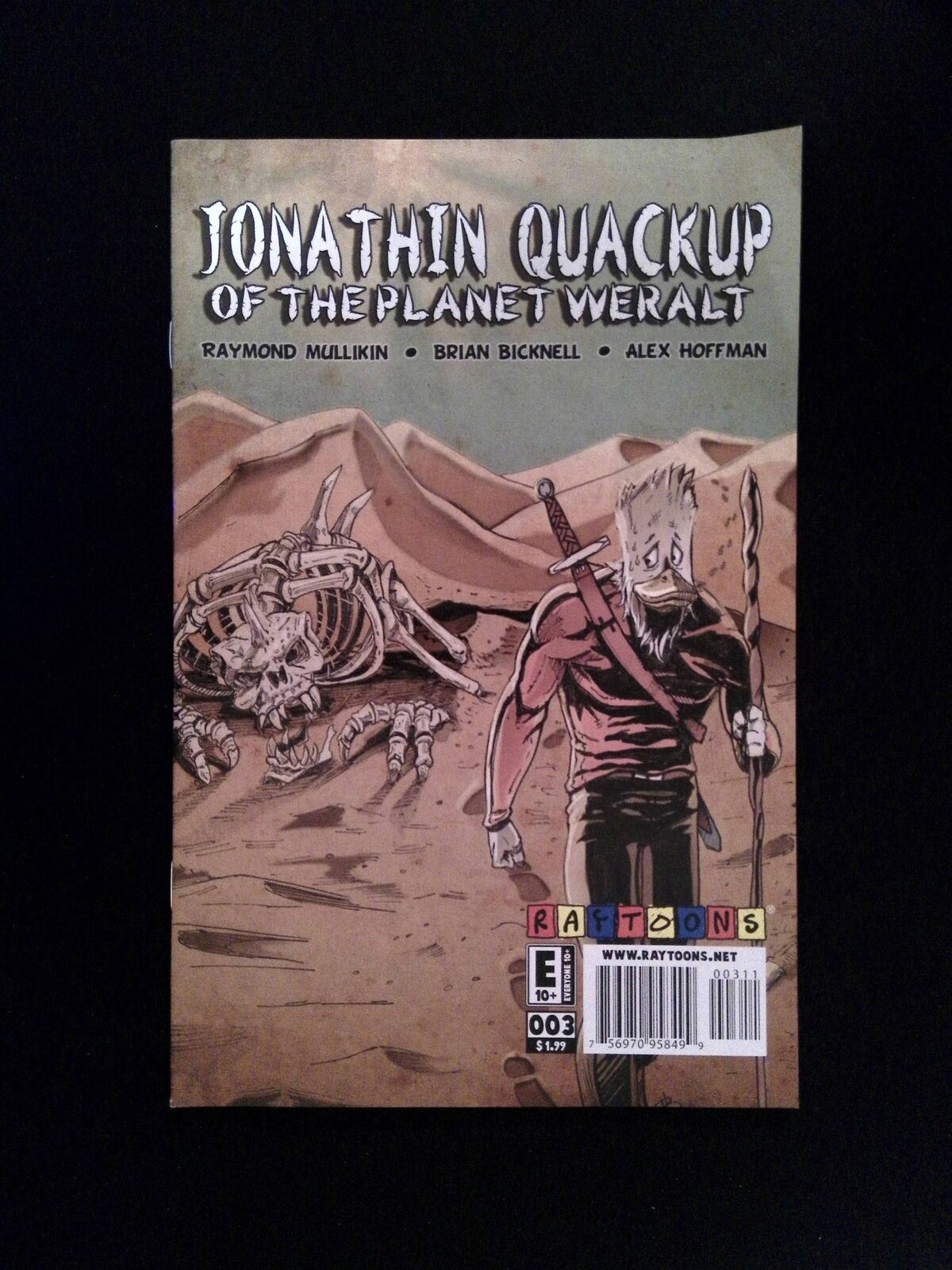 Jonathin Quackup of the Planet Weralt #3 Raytoons Comics 2017 NM