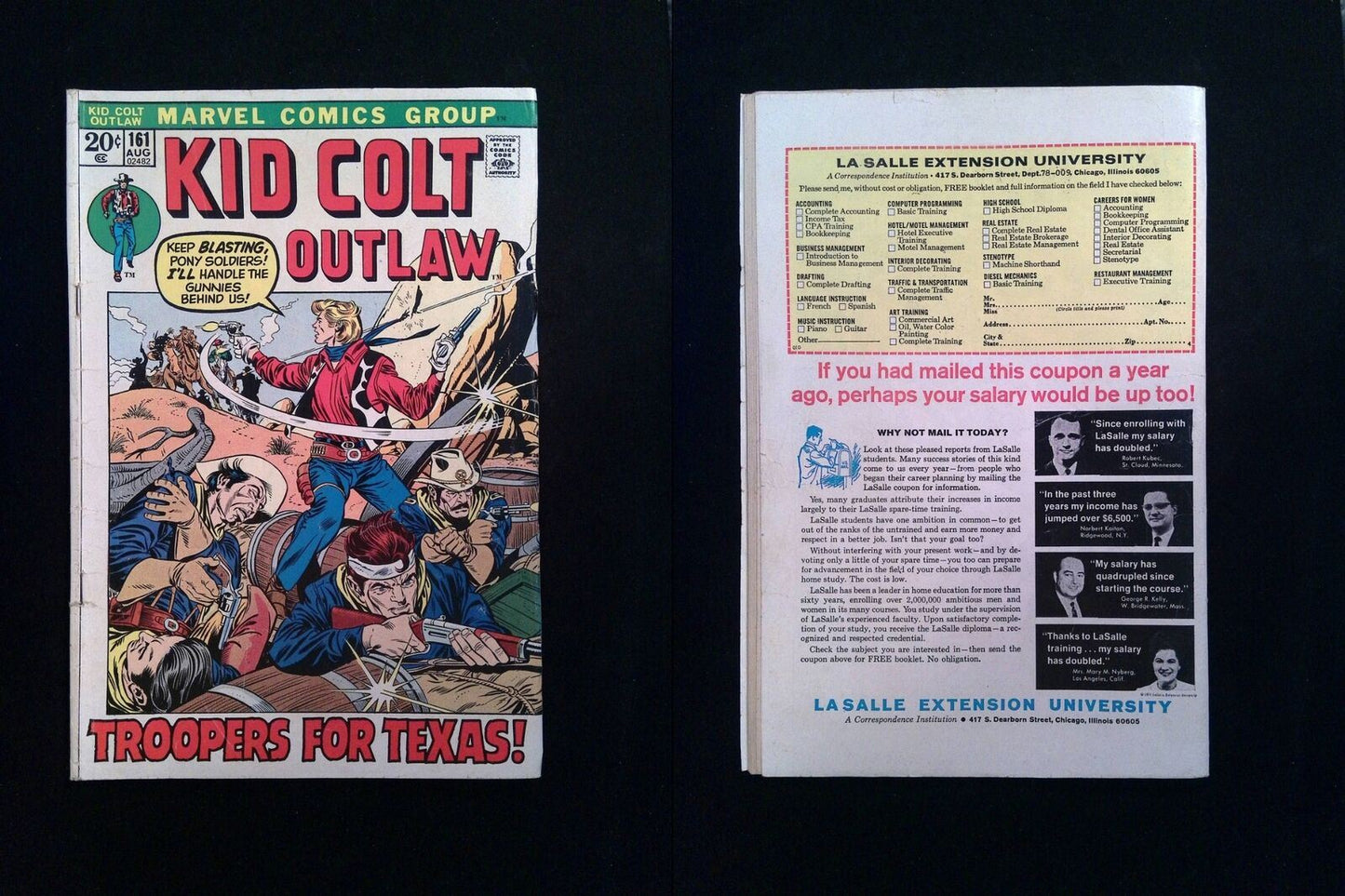 Kid Colt Outlaw #161 MARVEL Comics 1972 VG/FN
