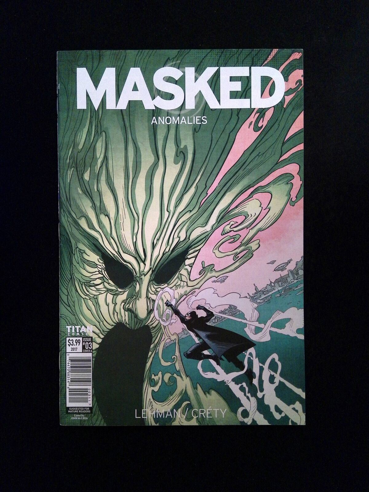 Masked #3 TITAN Comics 2017 VF/NM