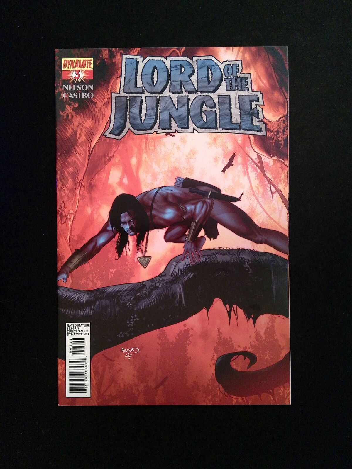Lord Of The Jungle #3B Dynamite Comics 2012 VF/NM Renaud Variant