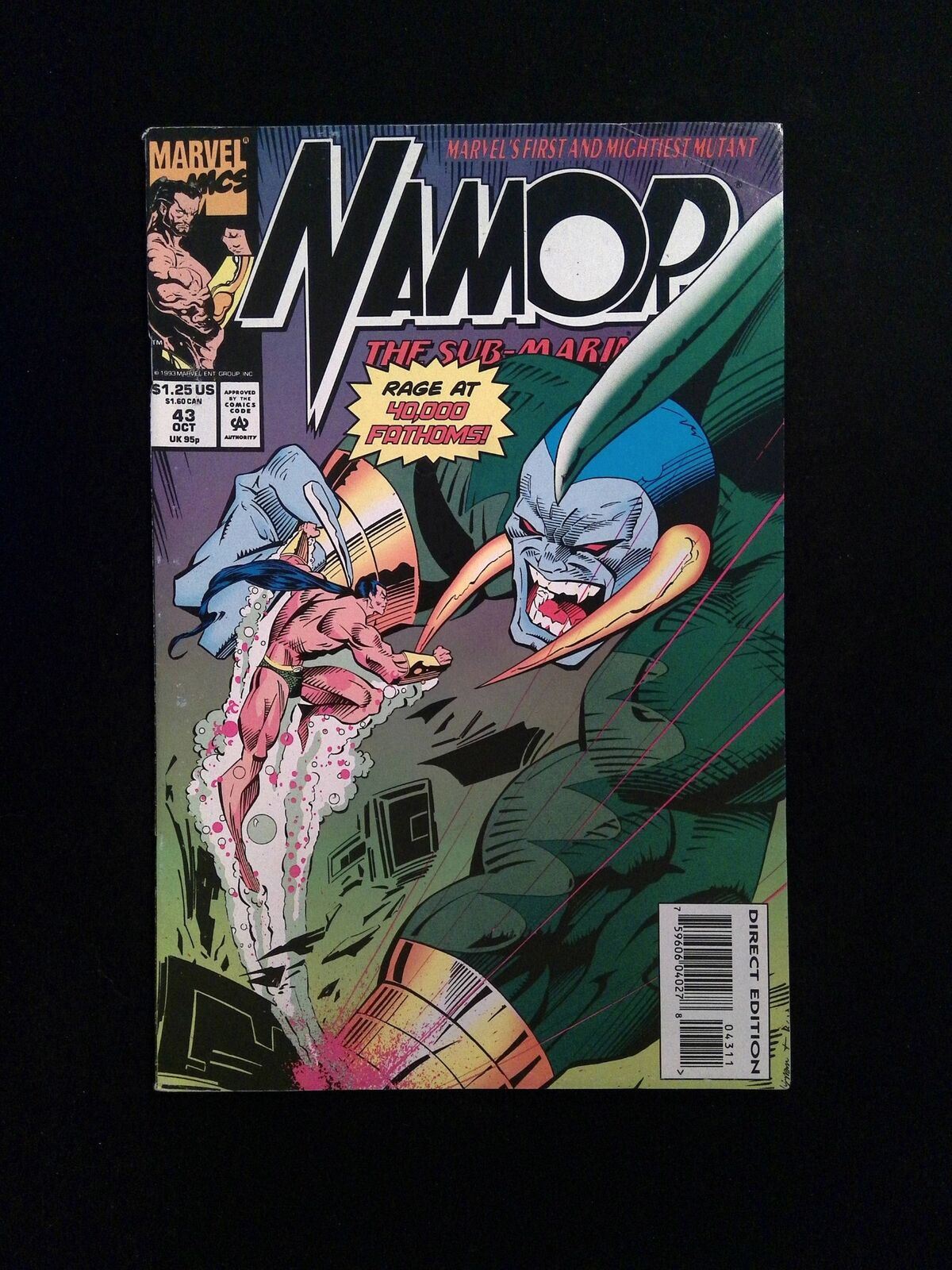 Namor the Sub-Mariner #43 Marvel Comics 1993 VF