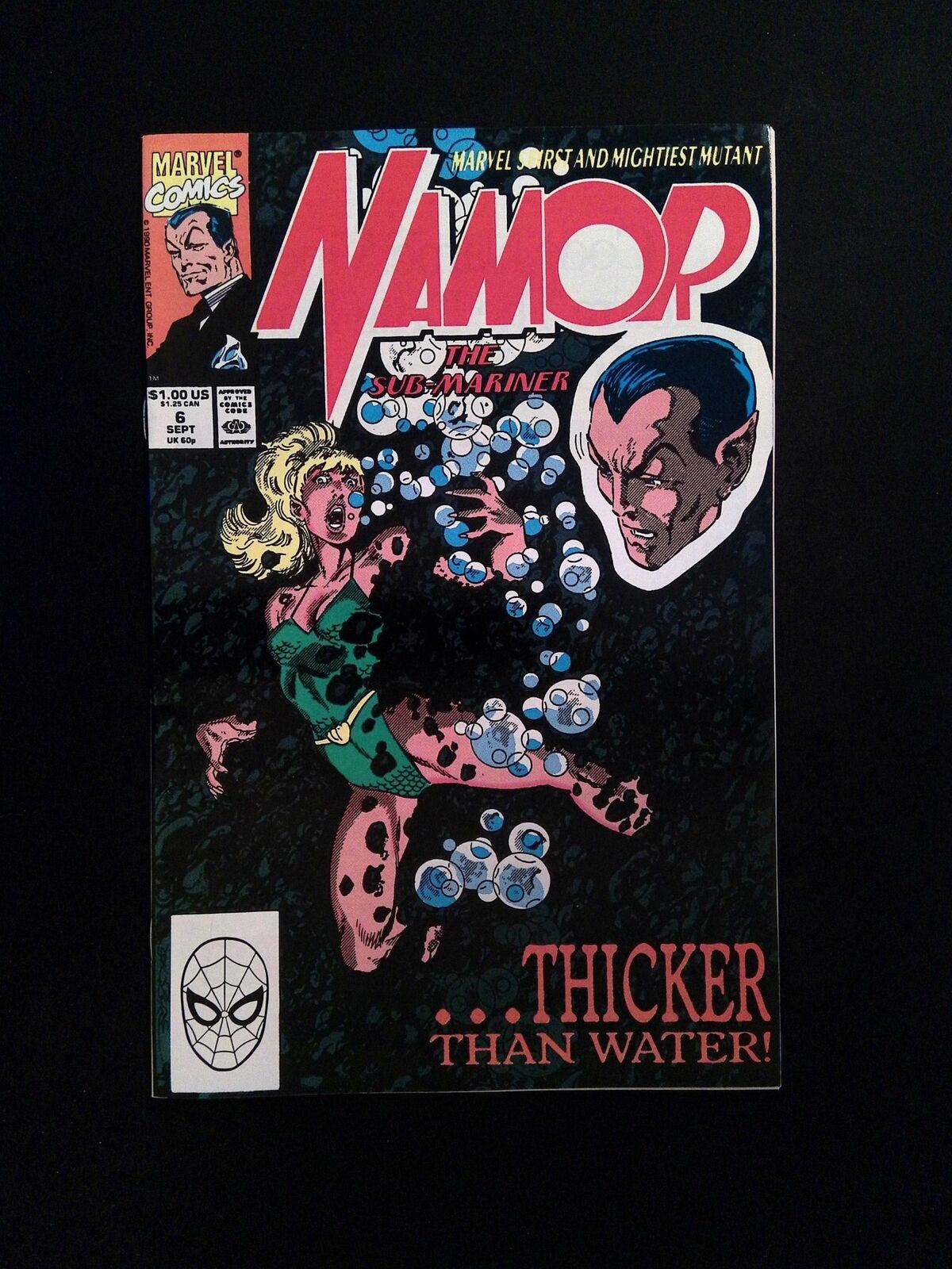 Namor the Sub-Mariner #6 Marvel Comics 1990 VF/NM