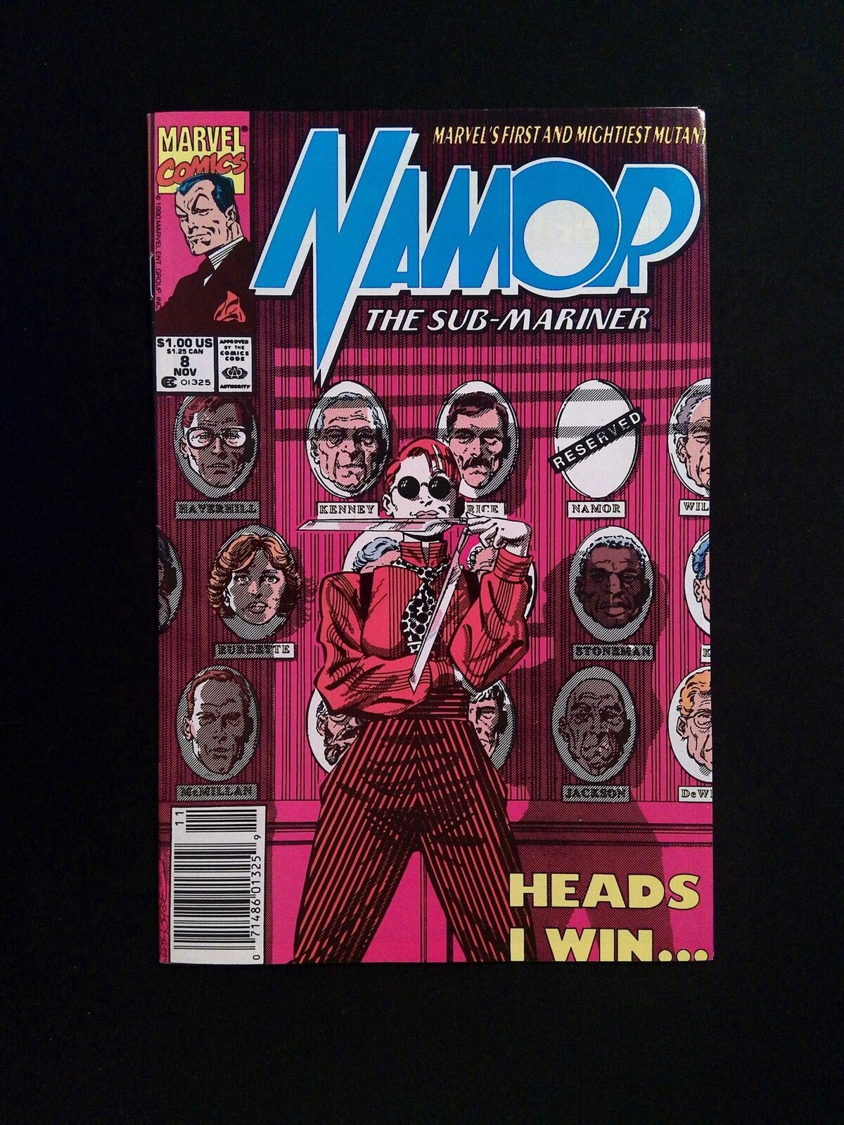 Namor the Sub-Mariner #8 Marvel Comics 1990 VF+ Newsstand