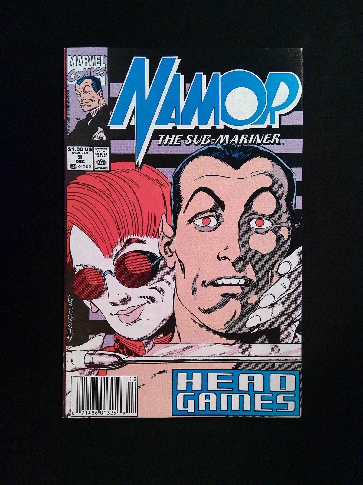 Namor the Sub-Mariner #9 Marvel Comics 1990 VF+ Newsstand