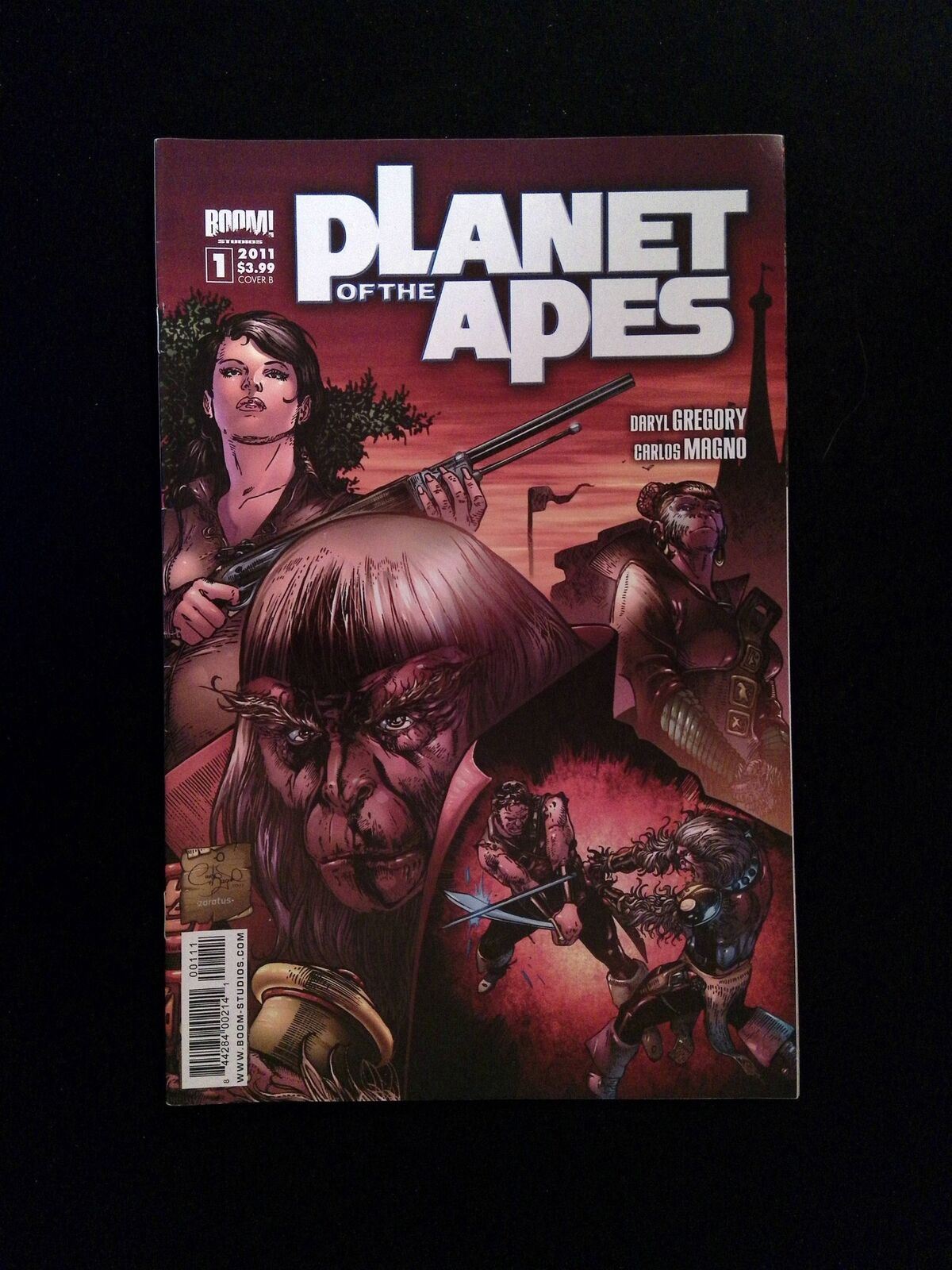 Planet of the Apes #1B BOOM STUDIOS Comics 2011 VF+ MAGNO GREGORY VARIANT