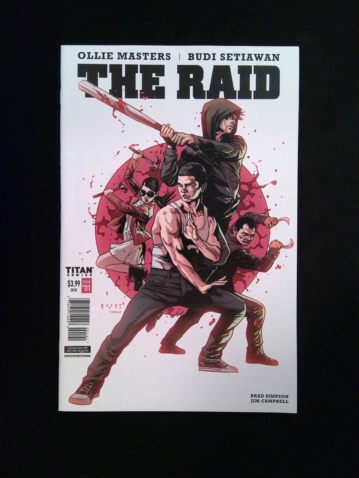 Raid #1D Titan Comics 2018 NM