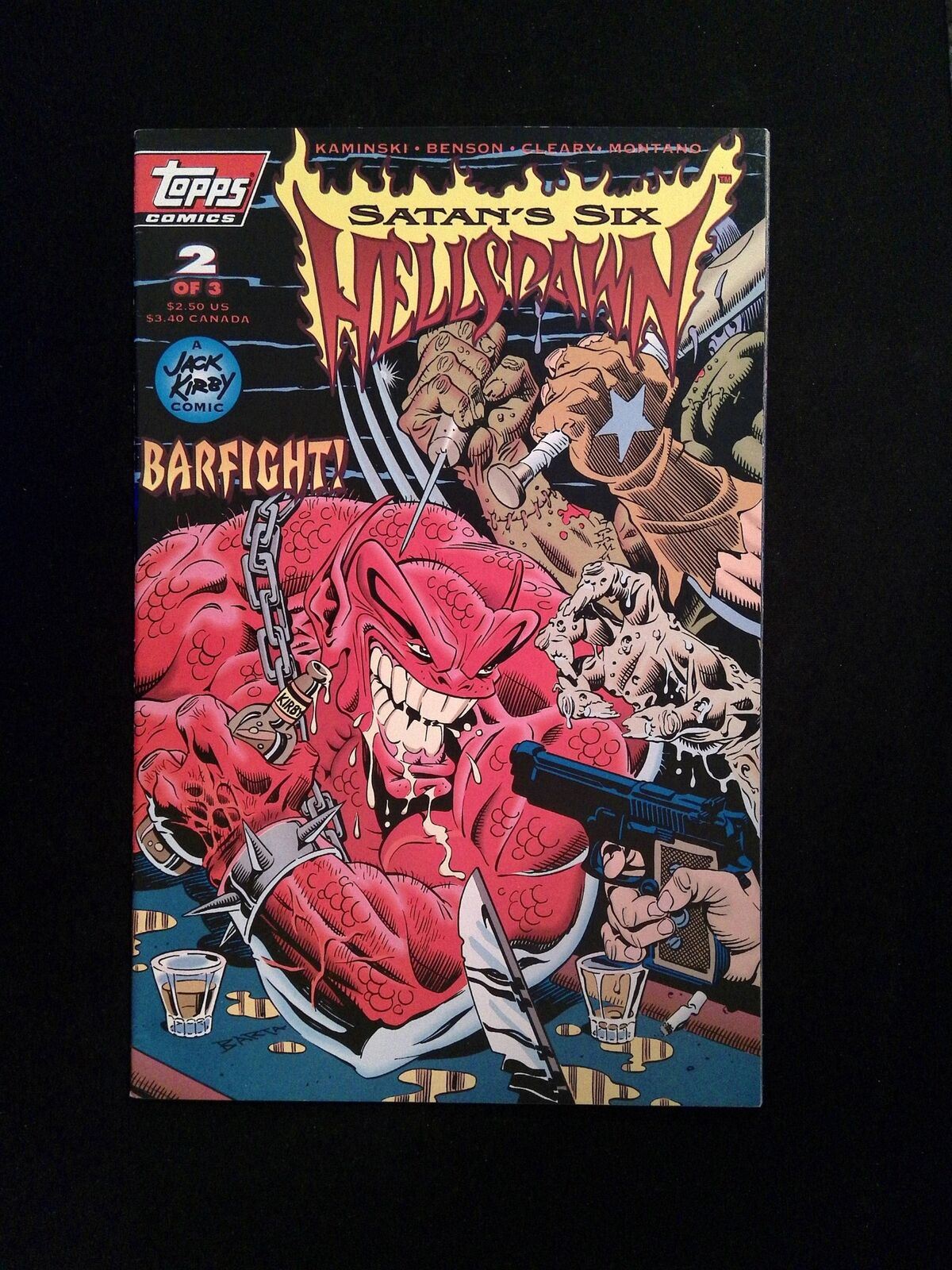 Satan�s Six Hellspawn #2 TOPPS Comics 1994 VF+