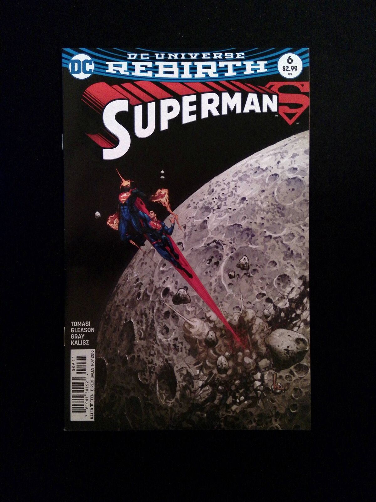 Superman #6B (4TH SERIES) DC Comics 2016 VF+ ROCAFORT VARIANT