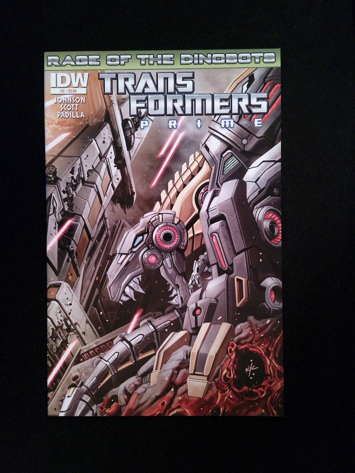 Transformers Prime Rage Of The Dinobots #2 IDW Comics 2012 NM+
