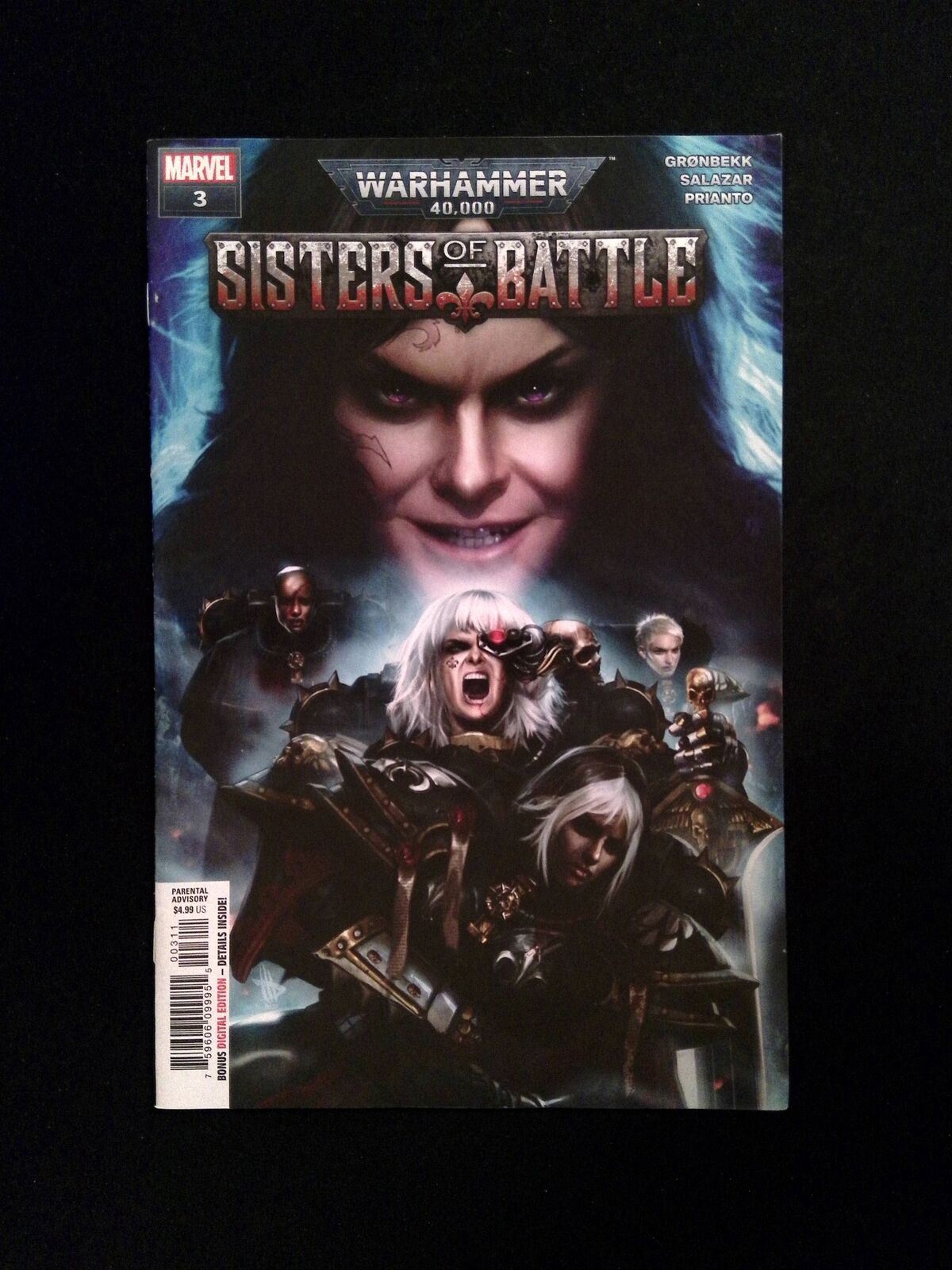 Warhammer 40K Sister of Battle #3 MARVEL Comics 2021 NM-