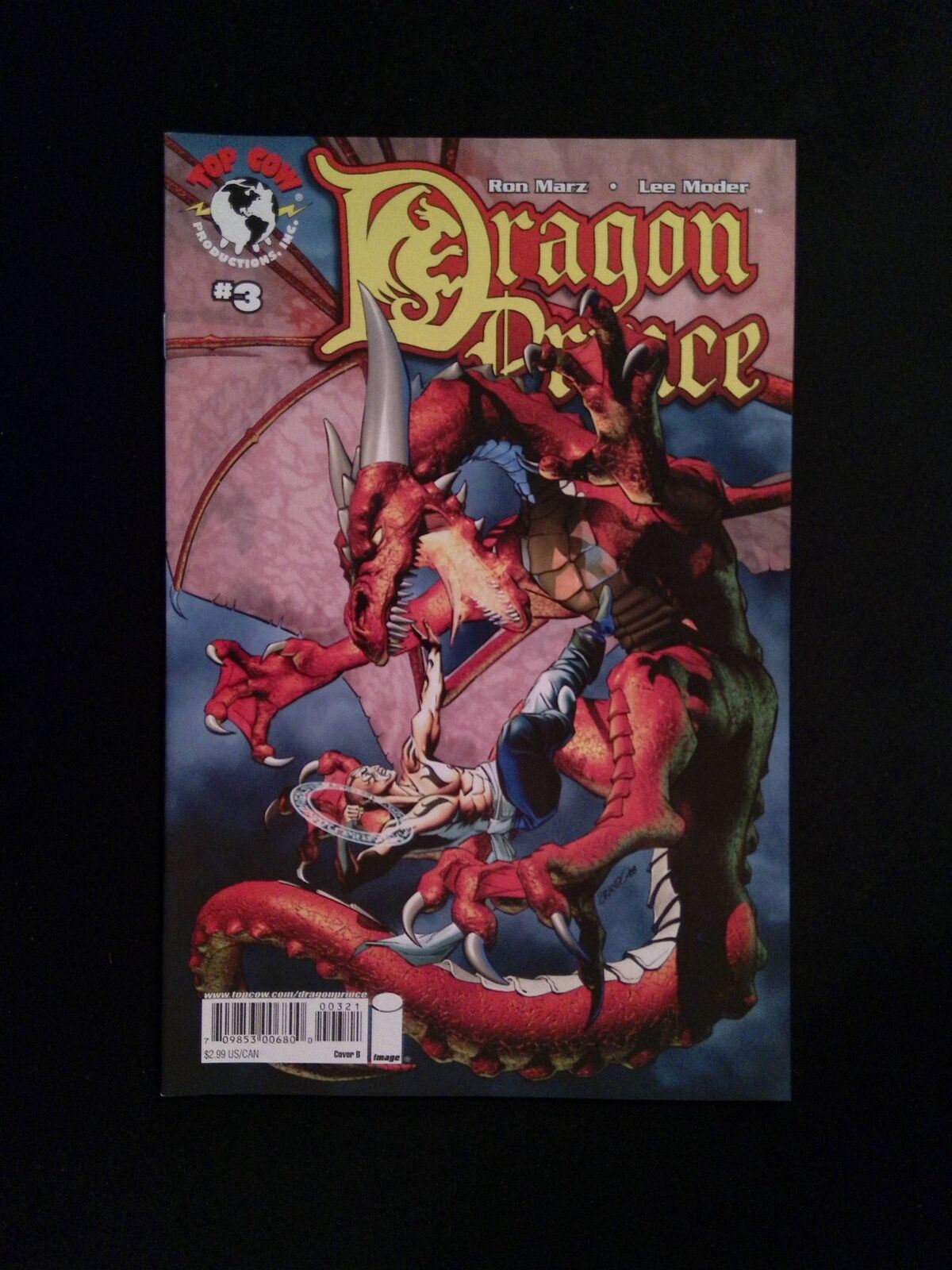 Dragon Prince #3B Top Cow Comics 2008 NM- Peterson Variant