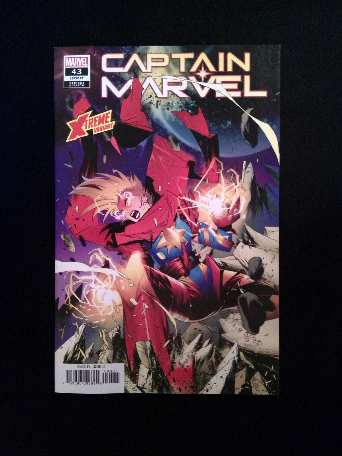 Captain Marvel #43B (11th Series) Marvel Comics 2022 NM Vicentini Variant
