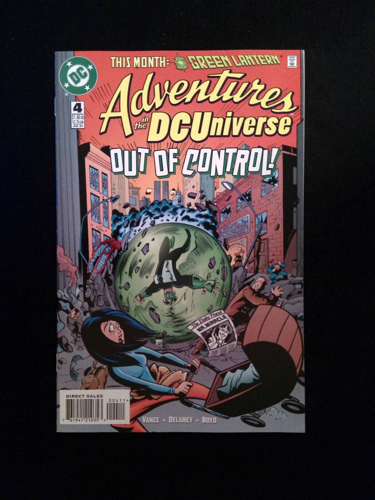 Adventures In The DC Universe #4 DC Comics 1997 VF+
