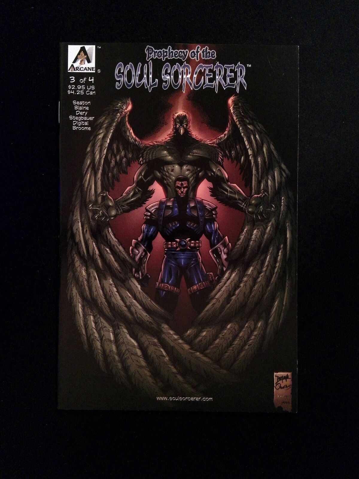 Prophecy of the Soul Sorcerer #3B ARCANE Comics 1999 VF/NM VARIANT COVER