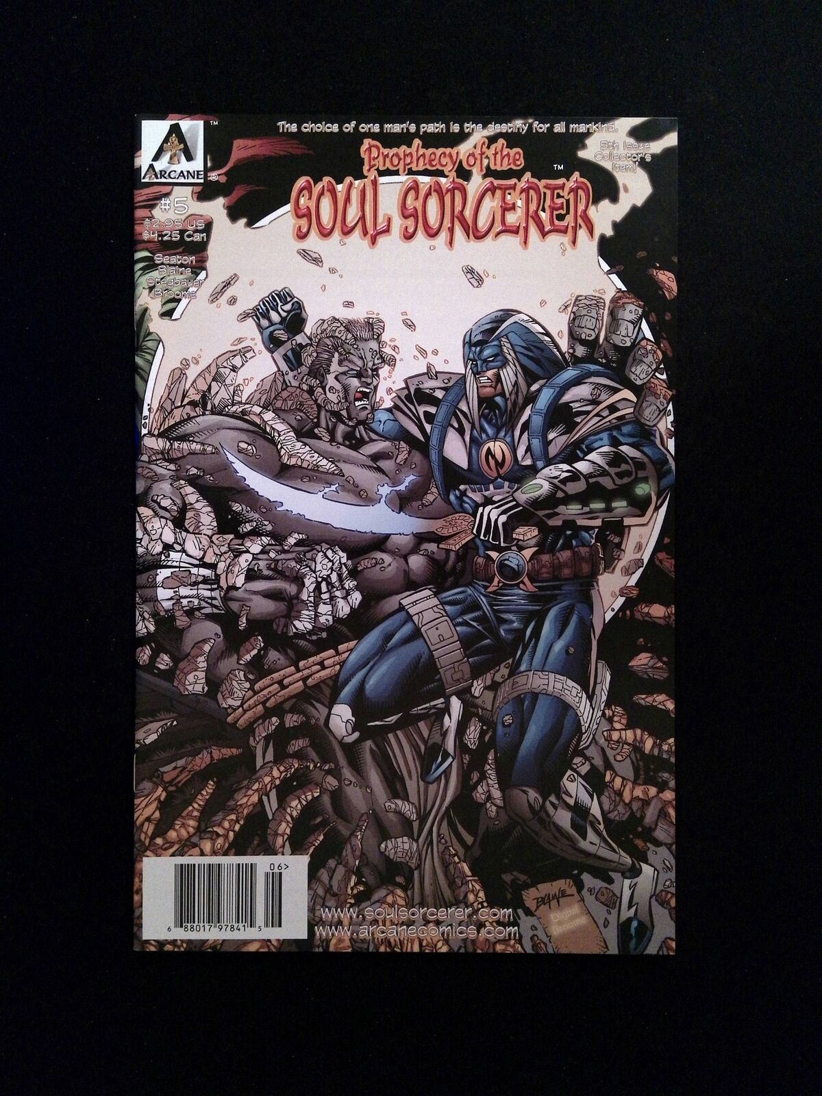 Prophecy of the Soul Sorcerer #5 ARCANE Comics 2001 VF+