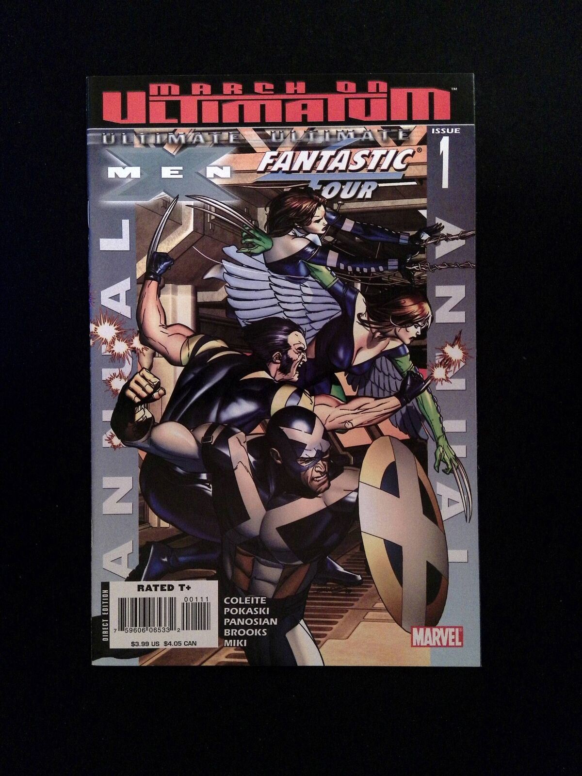 Ultiamte X-Men Fantastic Four Annual #1 MARVEL Comics 2008 NM