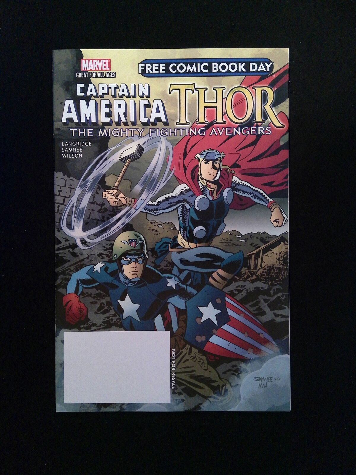 Captain America Thor FCBD #0 MARVEL Comics 2011 VF/NM