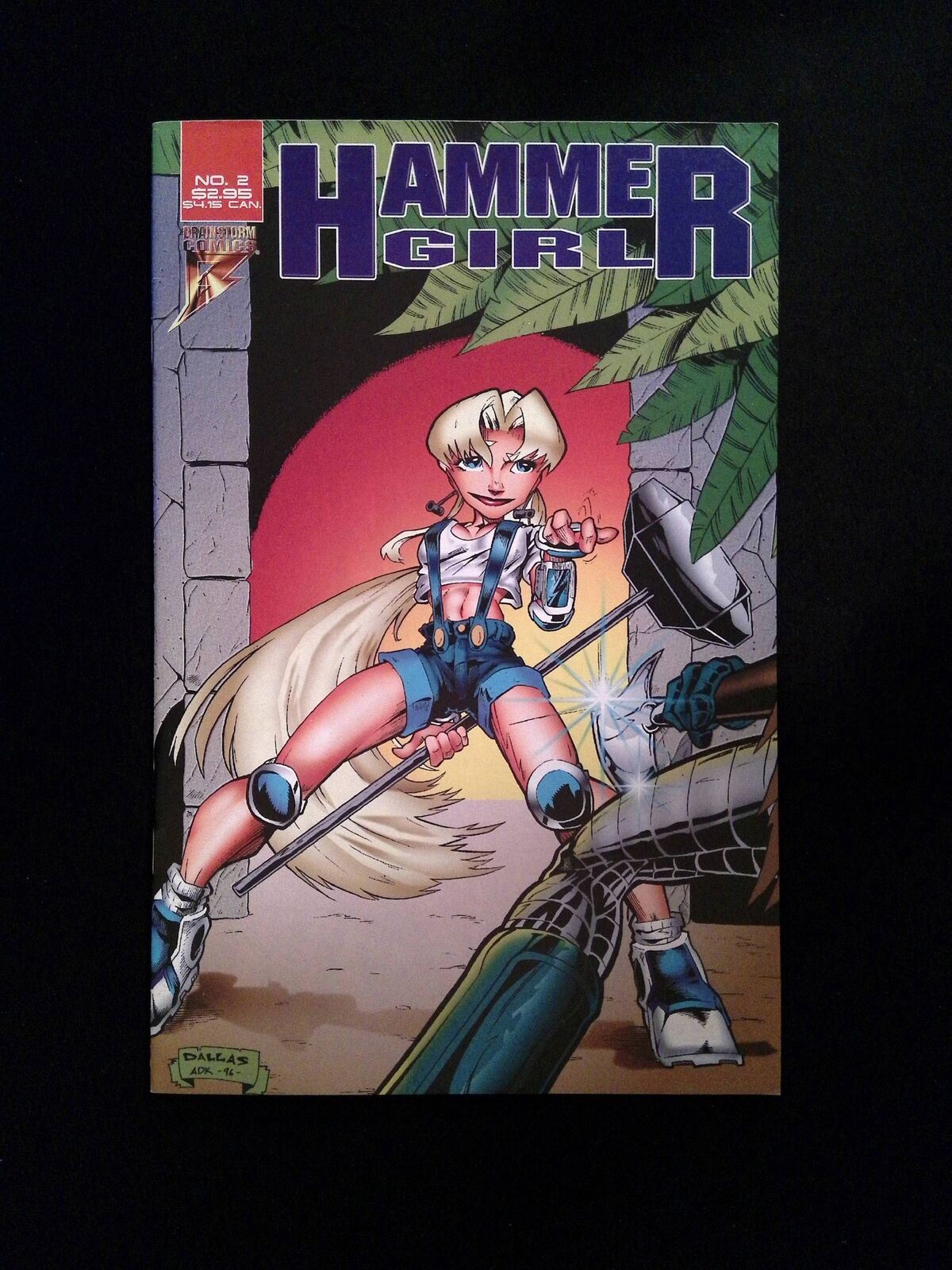 Hammer Girl #2 BRIANSTORM Comics 1996 VF+