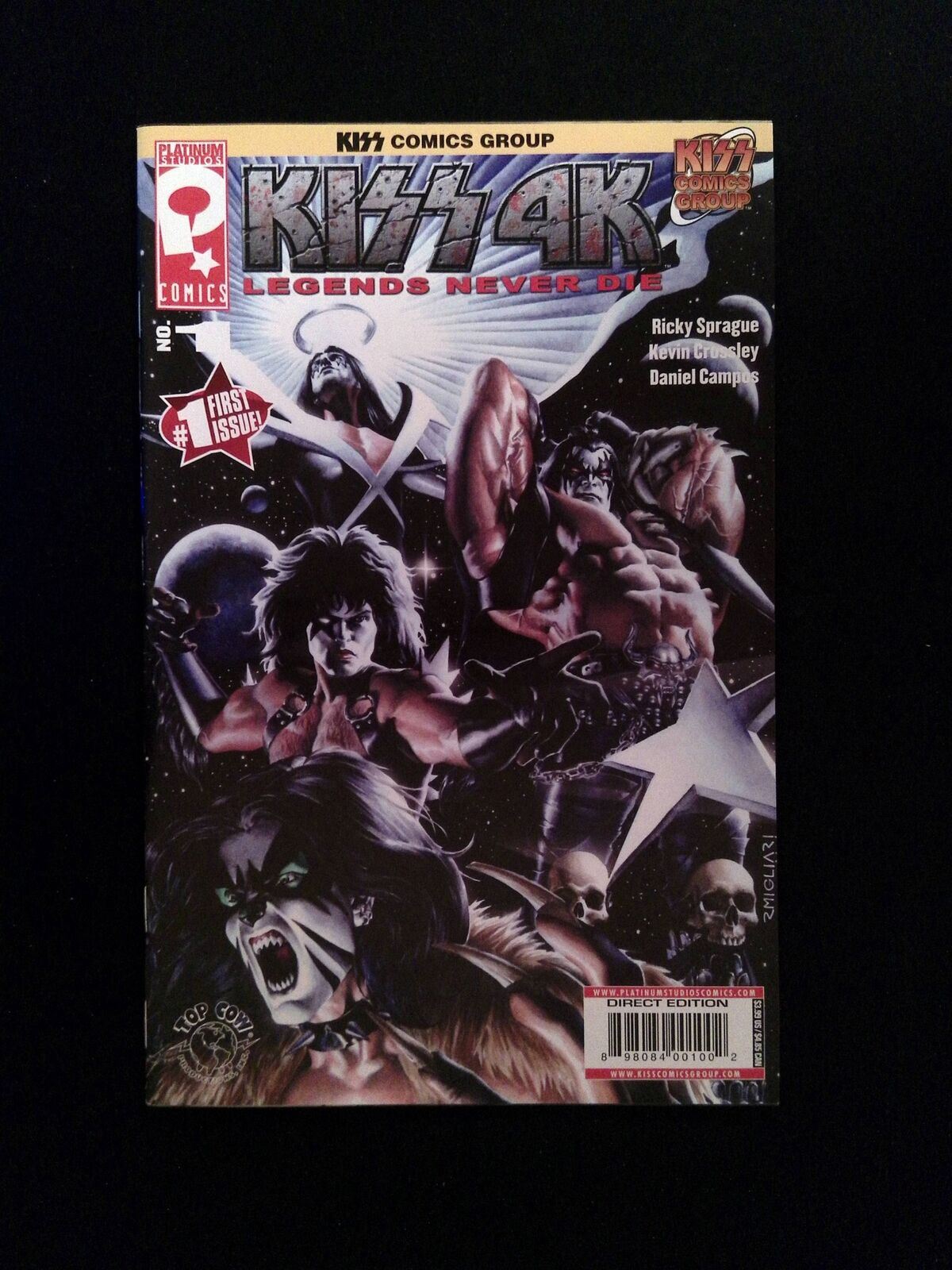 Kiss 4K #1 Platinum Comics 2007 VF/NM