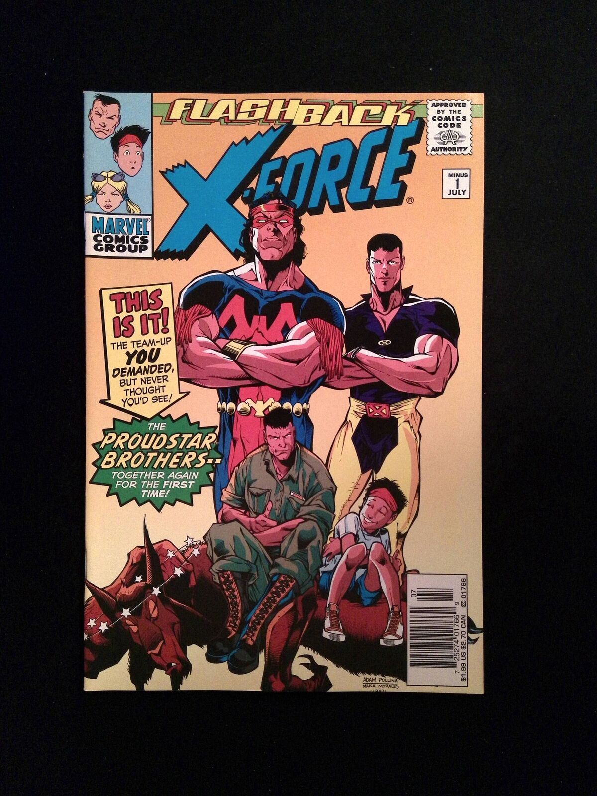 X-Force #-1 Marvel Comics 1997 NM- Newsstand
