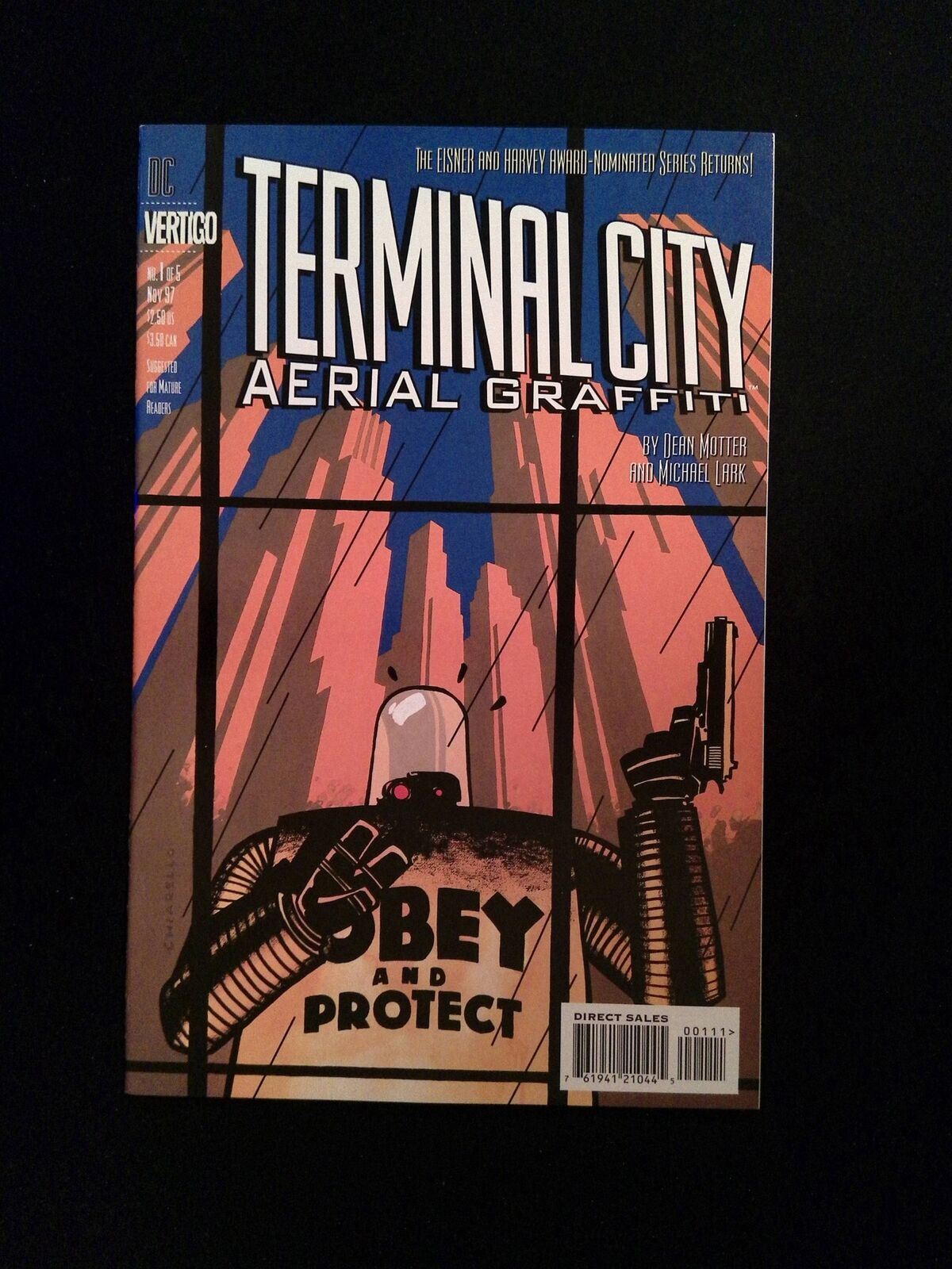 Terminal City Aerial Graffiti #1 DC/Vertigo Comics 1997 NM