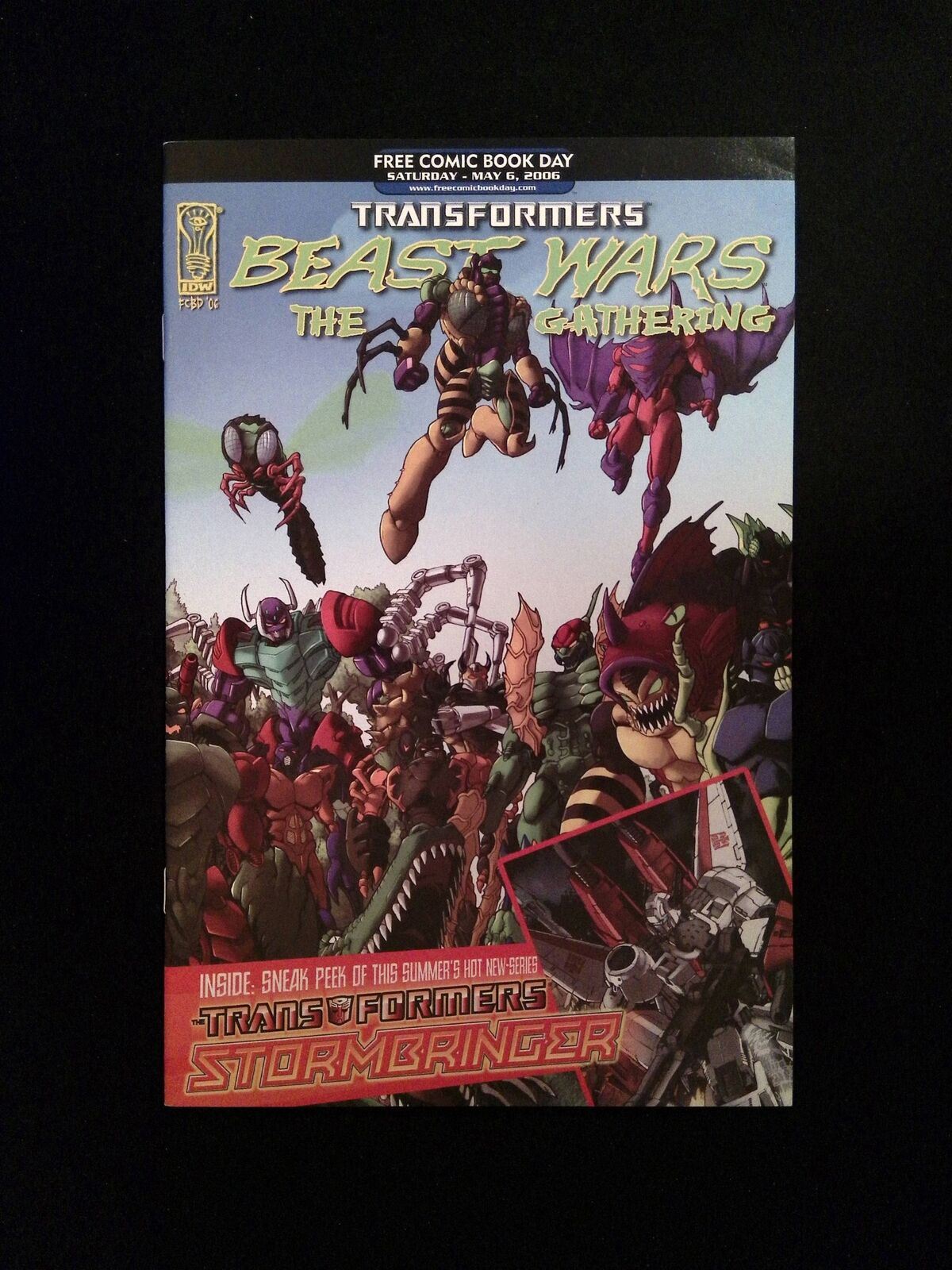 Transformers Beast Wars The Gathering #2006 IDW Comics 2006 NM- FCBD
