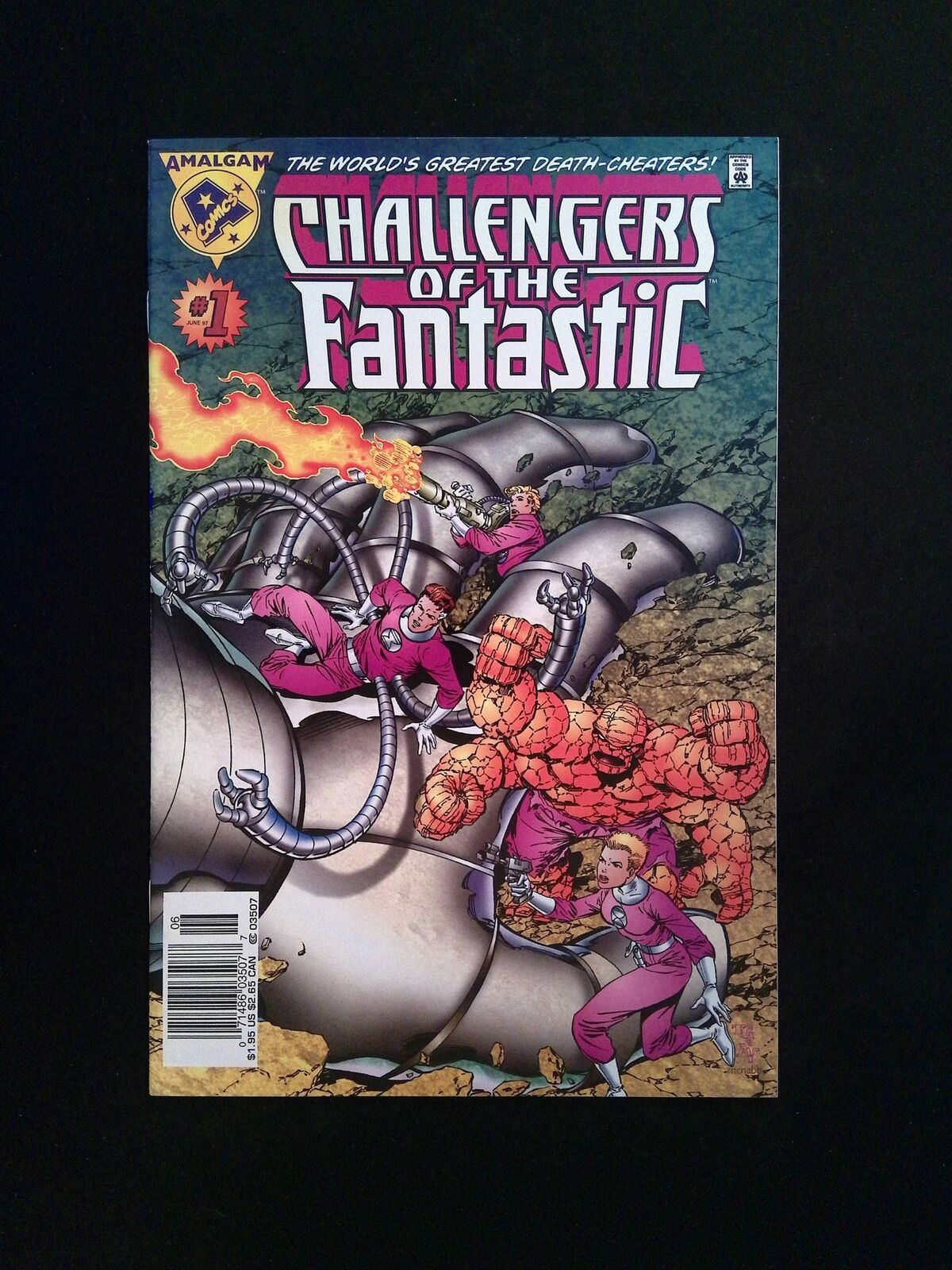 Challengers of the Fantastic #1 MARVEL/DC Comics 1997 VF/NM NEWSSTAND