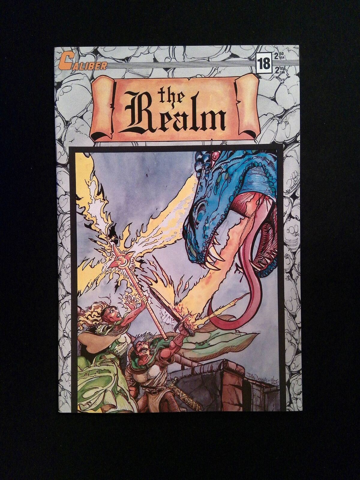 Realm #18 ARROW/CALIBER Comics 1990 NM-