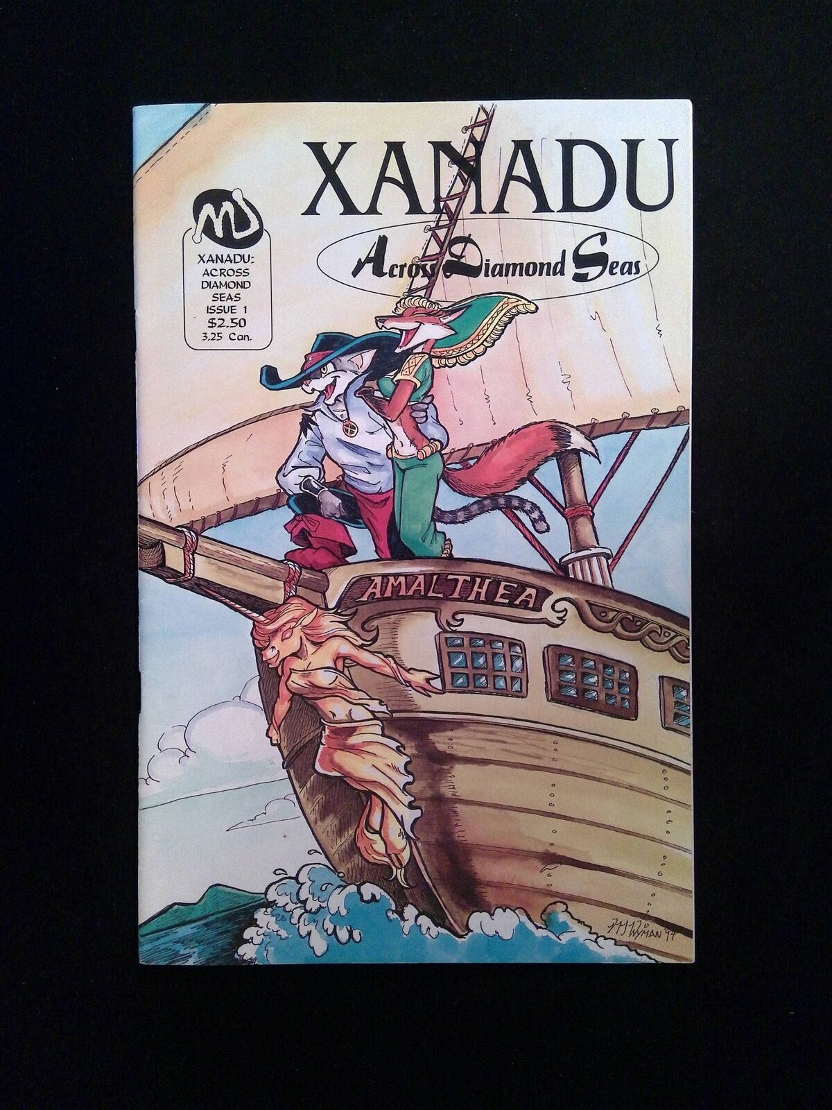 Xanadu Across Diamond Seas #1 MU PRESS Comics 1994 VF+