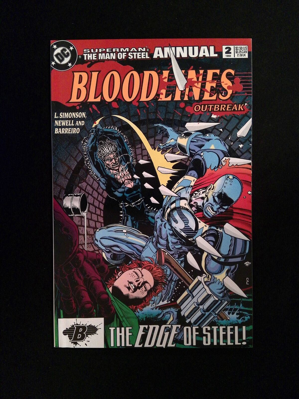 Superman The Man Of Steel Annual #2 DC Comics 1993 NM+