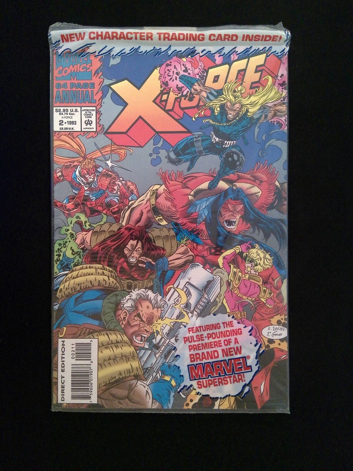 X-Force Annual #2P MARVEL Comics 1993 NM VARIANT COVER