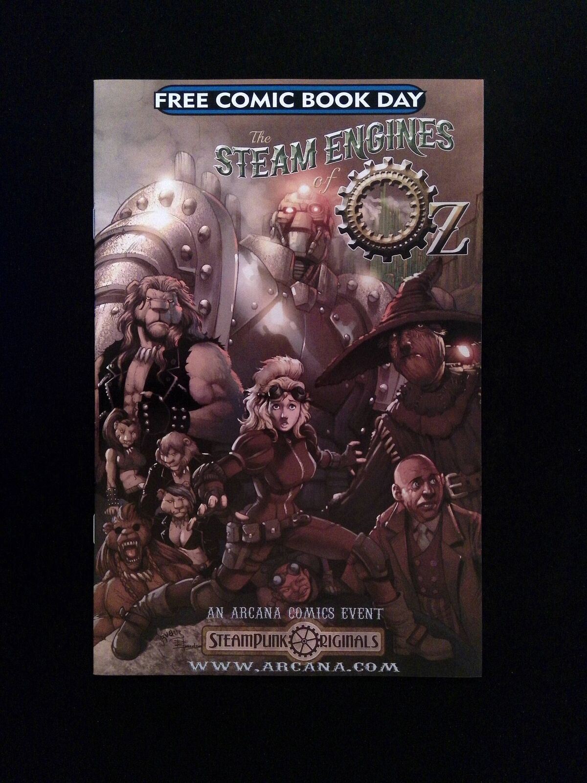 Steam Engines Of Oz FCBD #1 ARCANA STUDIOS Comics 2013 NM