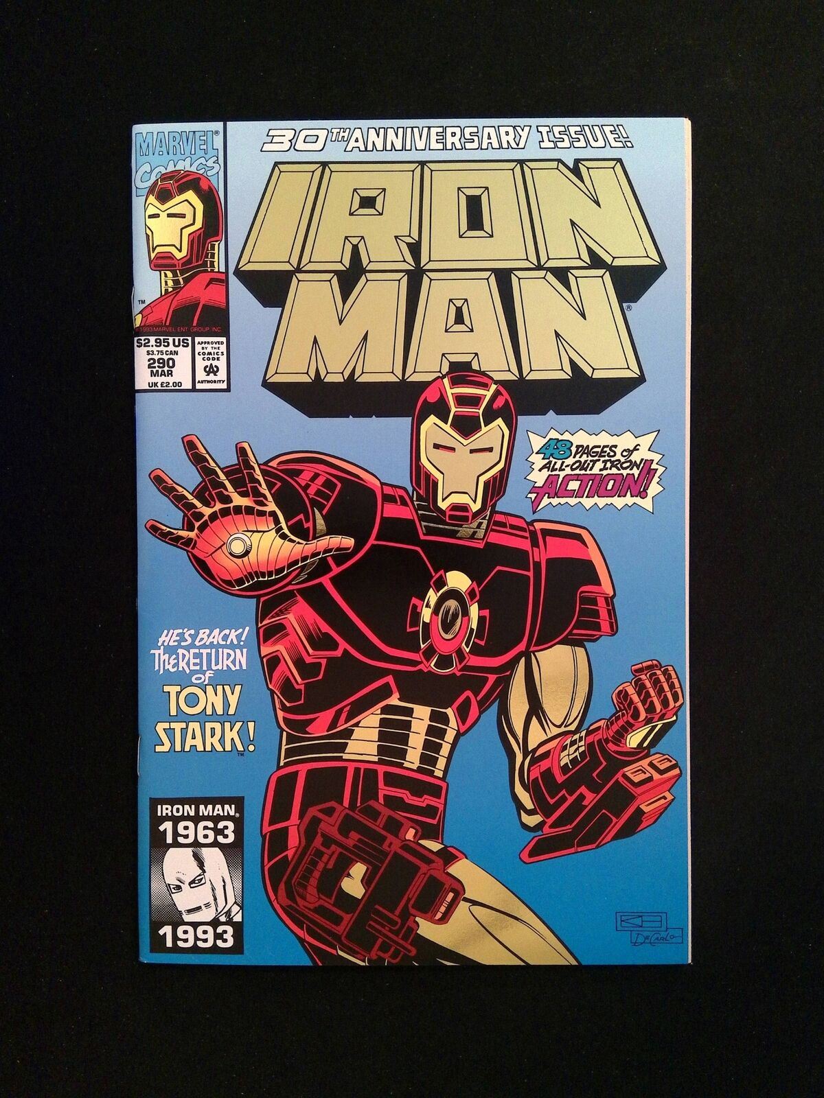 Iron Man #290 MARVEL Comics 1993 NM