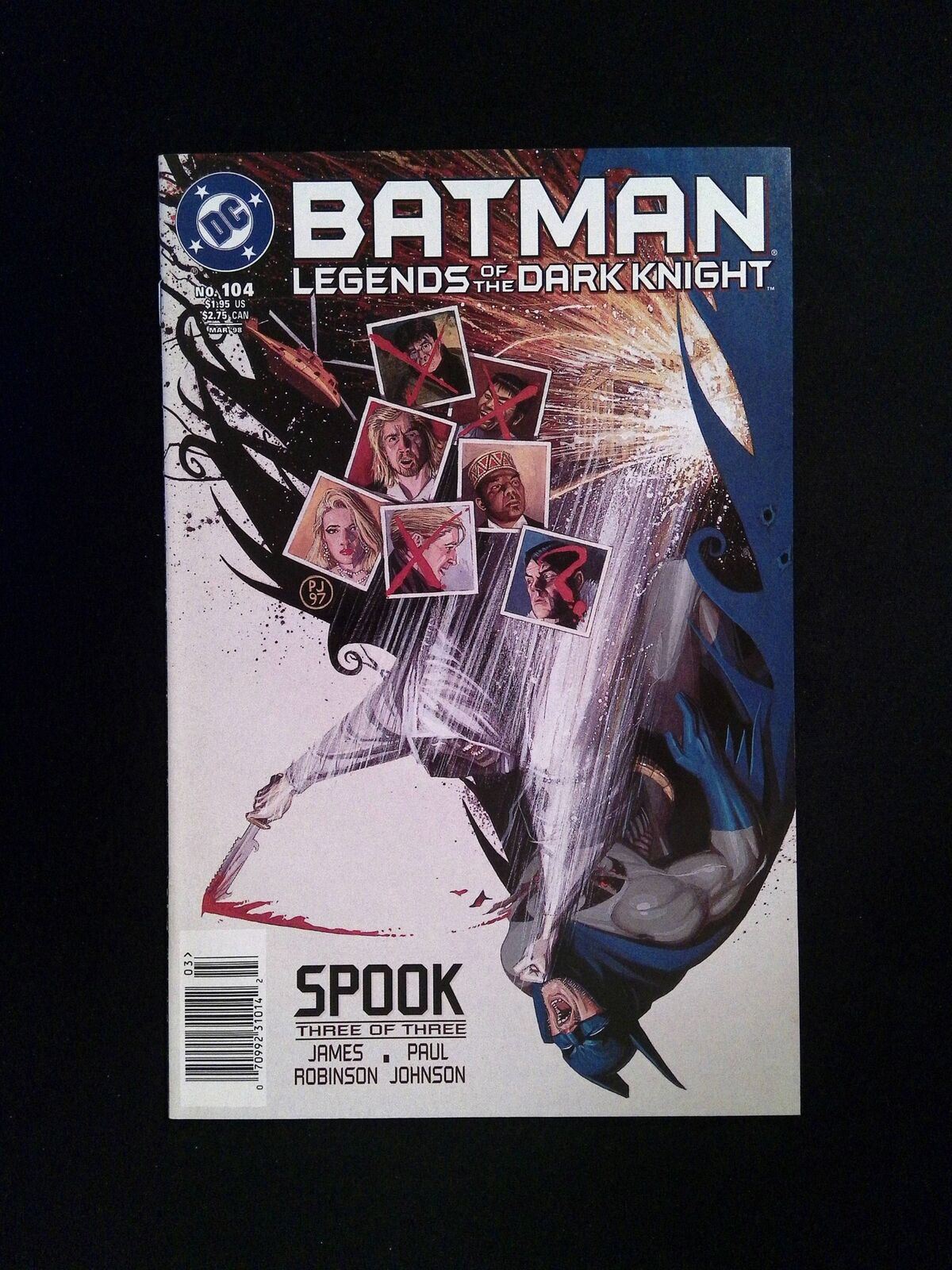 Batman Legends Of The Dark Knight #104 DC Comics 1998 VF+ Newsstand