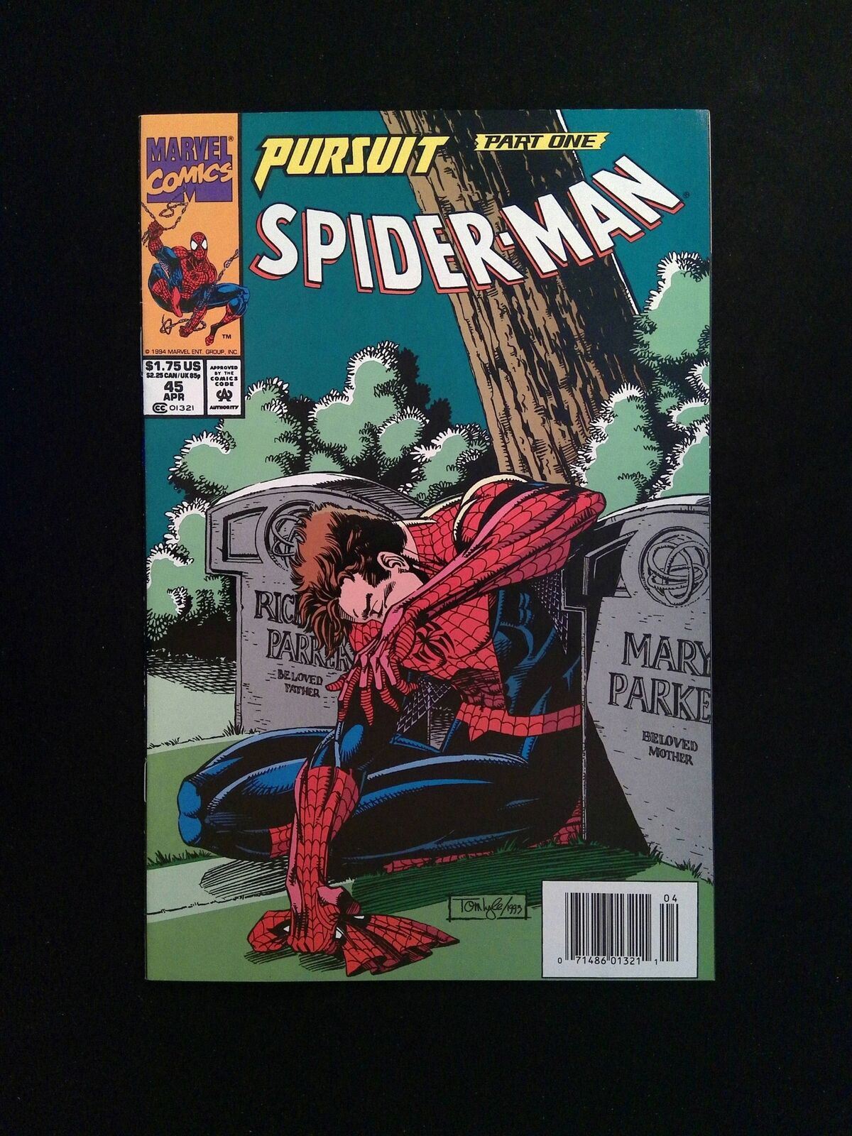 Spider-Man #45 MARVEL Comics 1994 VF+ NEWSSTAND