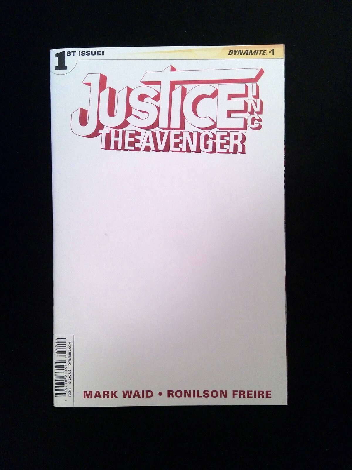 Justice Inc Avenger #1I DYNAMITE Comics 2015 NM+ WAID VARIANT