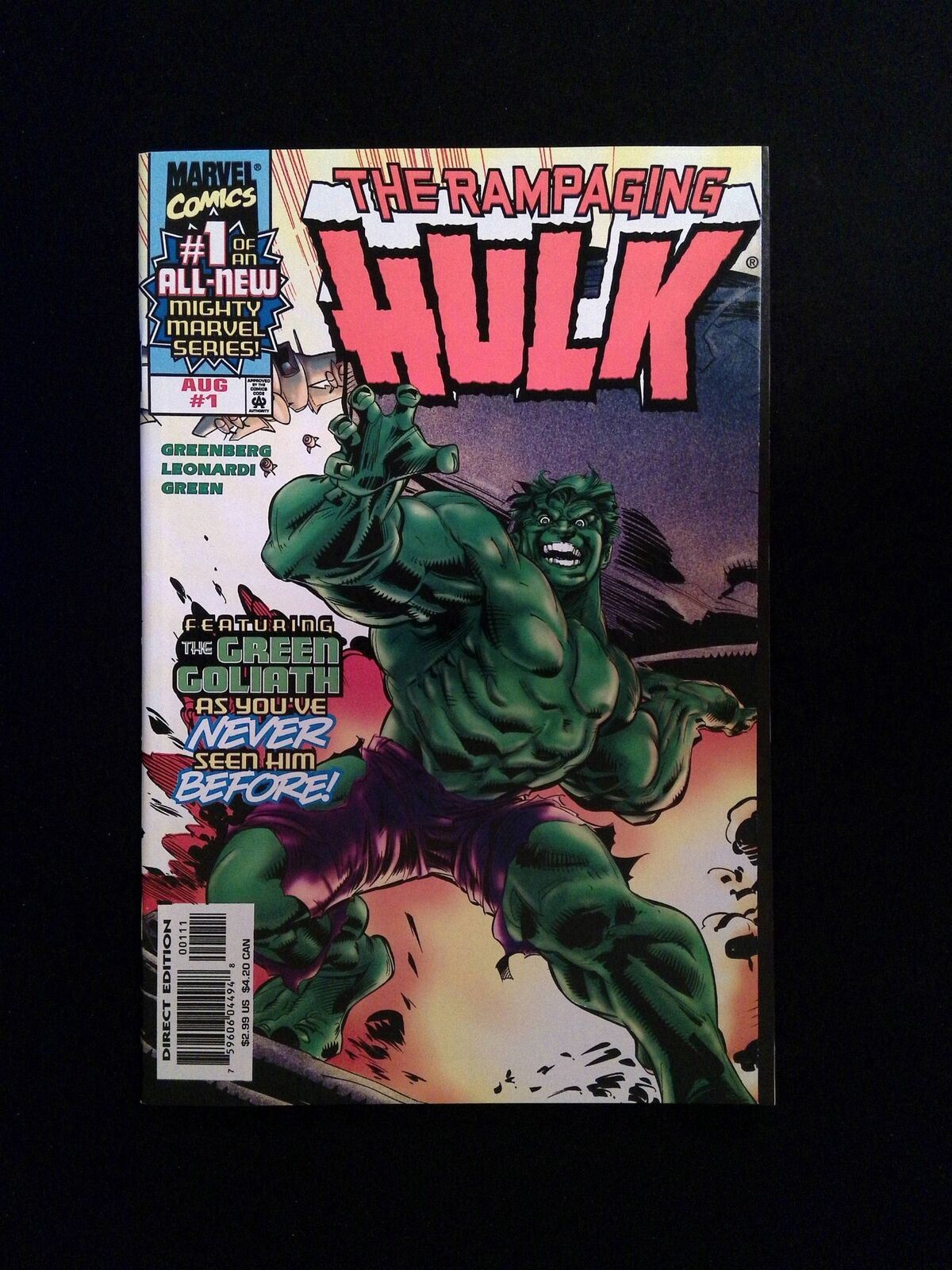 Rampaging Hulk #1 Marvel Comics 1998 NM