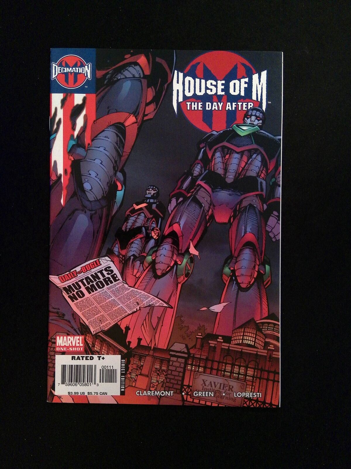 Decimation House Of M The Day After #1 MARVEL Comics 2006 VF+