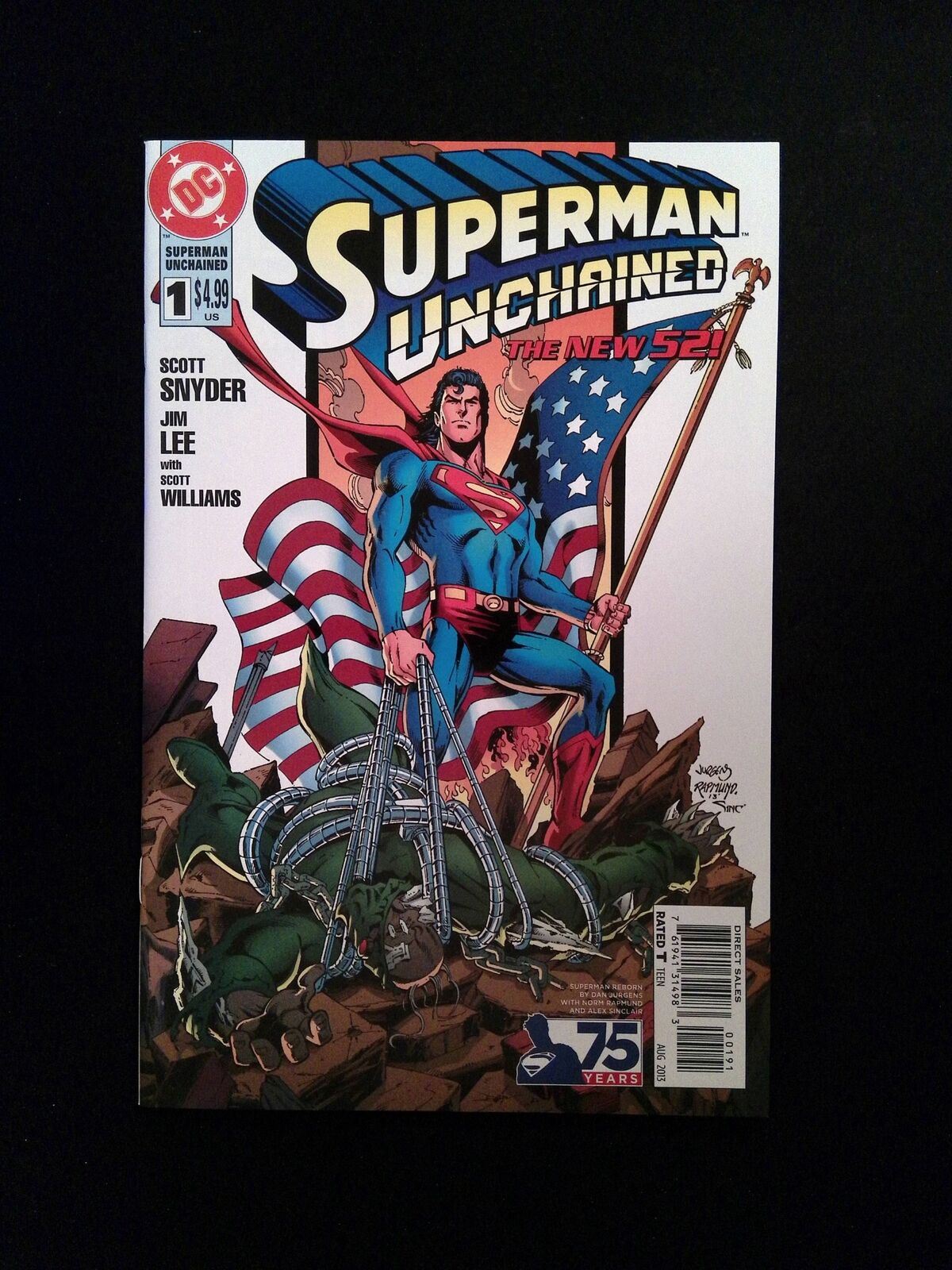 Superman Unchained #1I DC Comics 2013 NM+ Limited 1/25 Variant