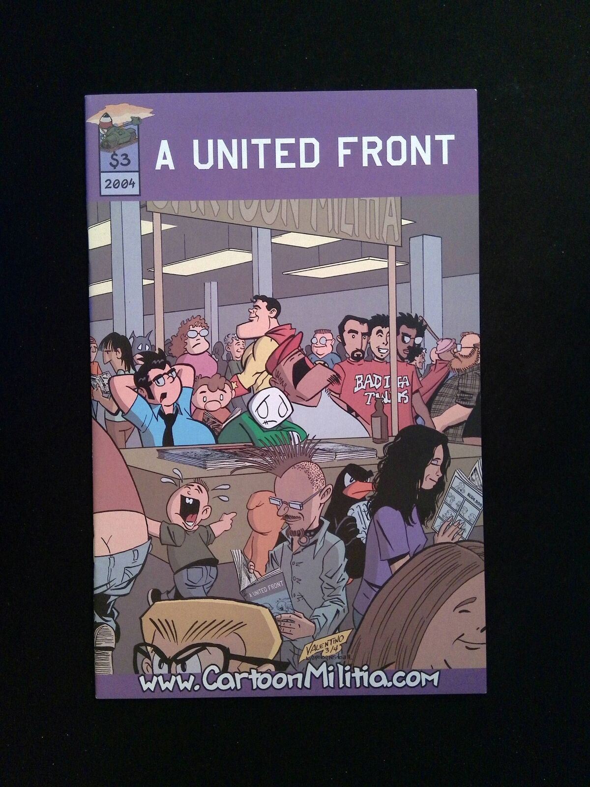 A United Front #2004 CARTOON MILITIA Comics 2004 VF/NM