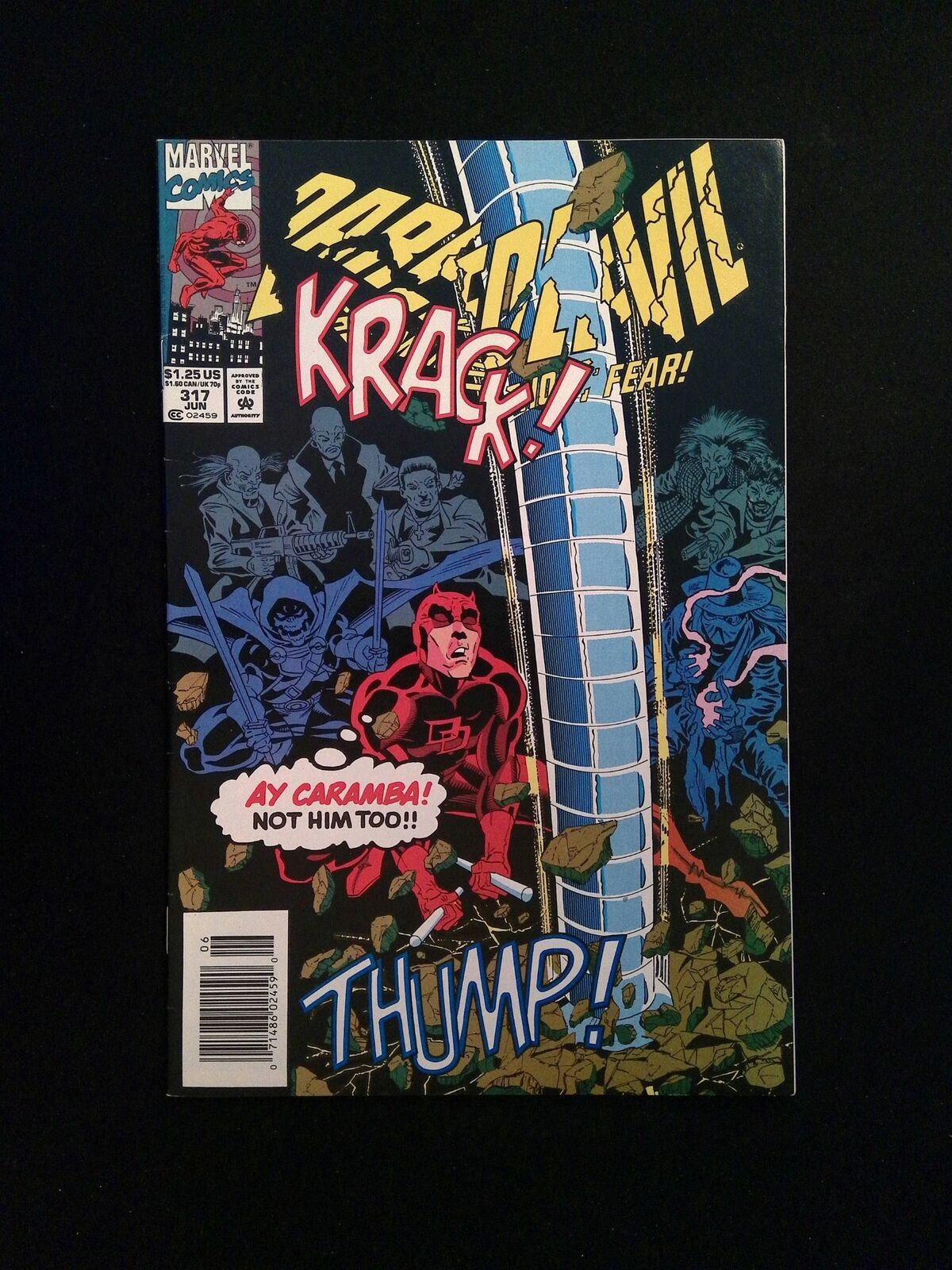 Daredevil #317 MARVEL Comics 1993 VF+ NEWSSTAND