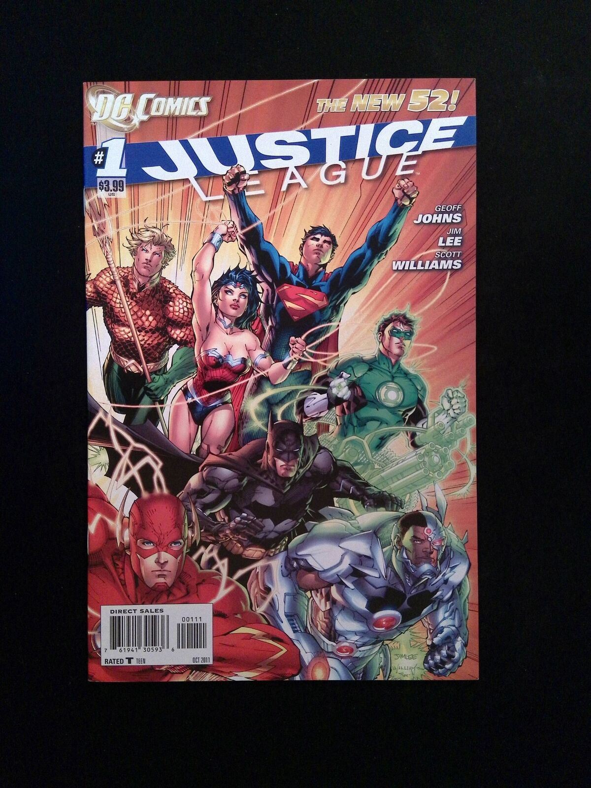 Justice League #1 DC Comics 2011 VF+