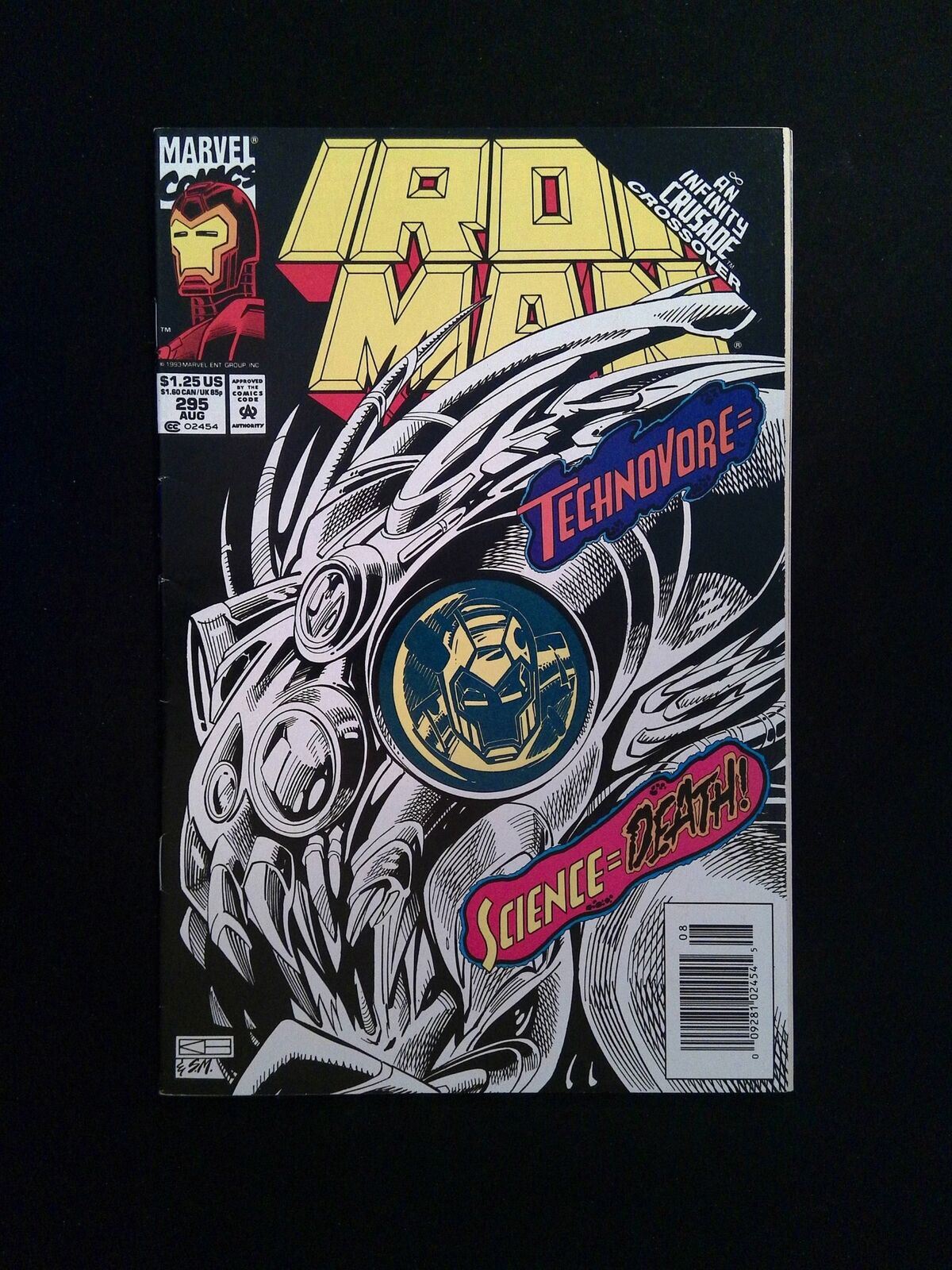 Iron Man #295 MARVEL Comics 1993 VF+ NEWSSTAND