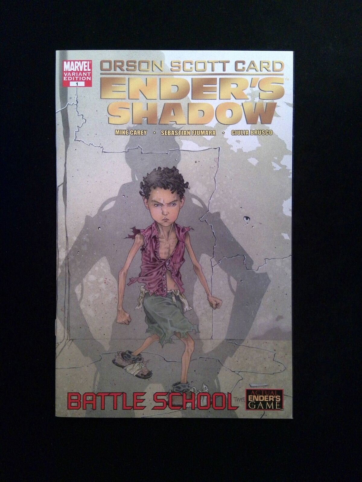 Enders Shadow Battle School #1B MARVEL Comics 2009 NM+ GREEN VARIANT